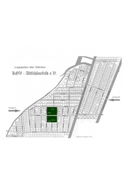 Lageplan KGV Alt-Schönefeld Vorschaubild